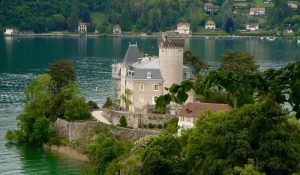 Duingt Chateau, Lac D'Annecy, France