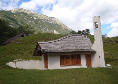Pluzna church, Bovec, Slovenia
