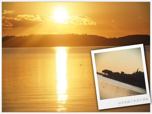 Sunset in Lake Trasimeno
