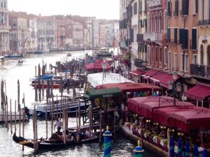 View from Rialto Bridge, Venice, Italy