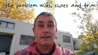 Shoes- what to do with them.. oh and loose trim… tricky…