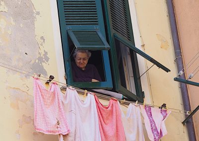 Vernazza resident, Cinque Terre, Italy