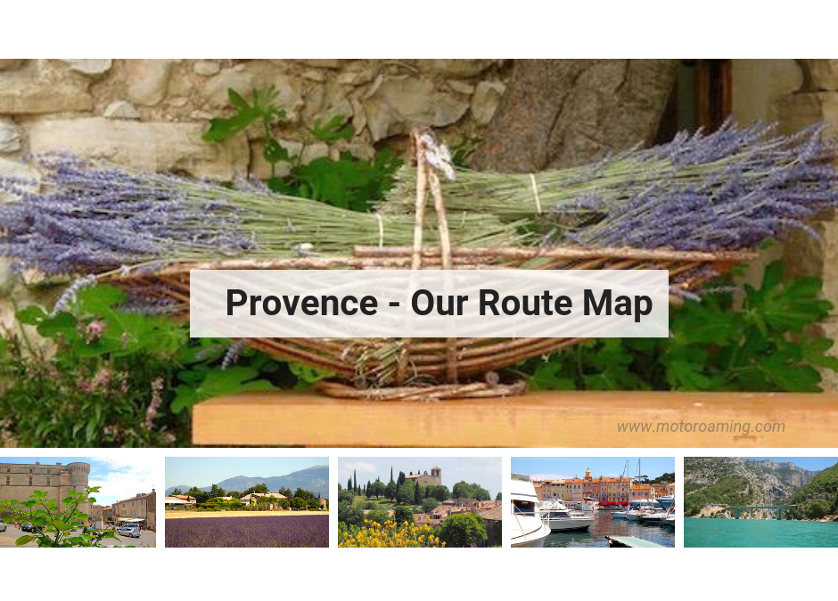 Provence – Route Map