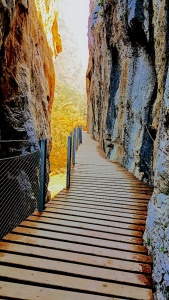 Caminito boardwalk, caminito del rey,Spain