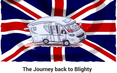 The journey back to Blighty