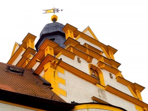 Colditz roofline, Colditz castle, Colditz, Germany