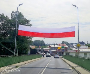Polish Flag at the German/Poland border