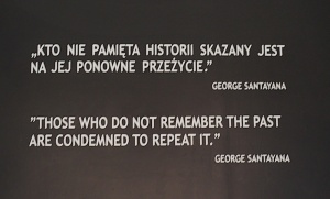 Auschwitz memorial plaque, Poland
