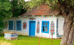 Zapilie, Painted Village, near Krakow, Poland