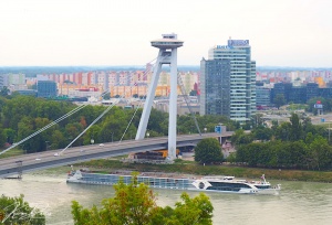 UFO Bridge Bratislava, Slovakia