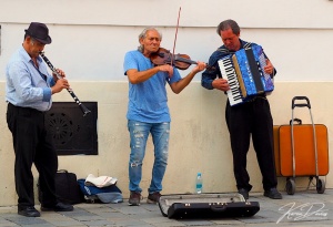 Street Musicians in Bratislava, Slovakia