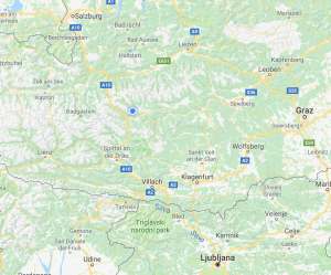 Mauterndorf Map, Austria