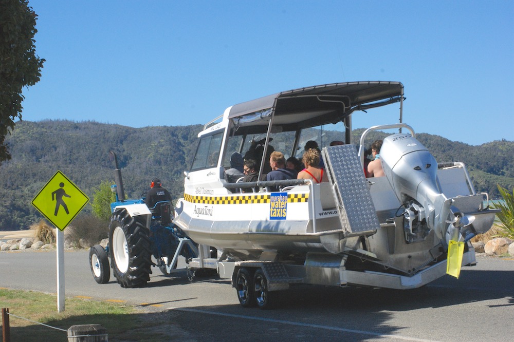 Abel Tasman water taxi, New Zealand