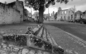 Oradour village view, Oradour sur glane, France