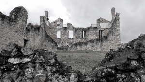 Oradour ruins, a village massacre, Oradour sur Glane, France
