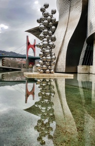 Guggenheim artwork, Bilbao, Spain