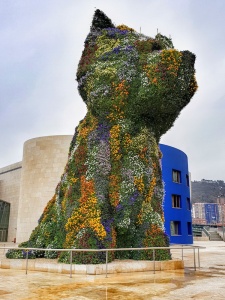Guggenheim's puppy, Bilbao, Spain