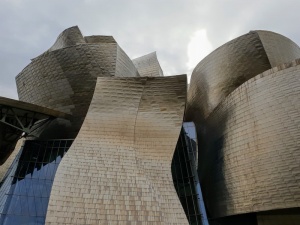 Guggenheim outside, Bilbao, Spain