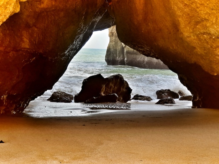 Albandeira cave, Portugal