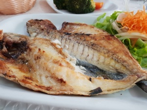 Silves Casa Velha restaurant fish,Portugal