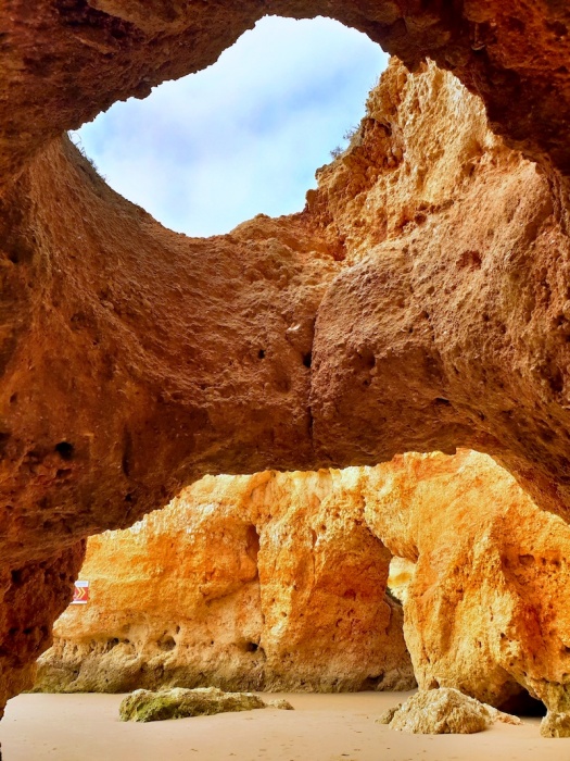 Alvor holes and arches, Portugal