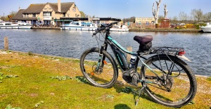 Cycling the Norfolk Broad's villages,Norfolk, UK