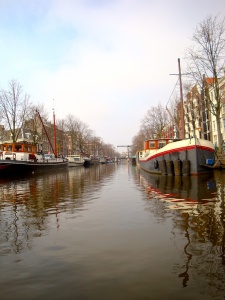 Amsterdam waterways,The Netherlands