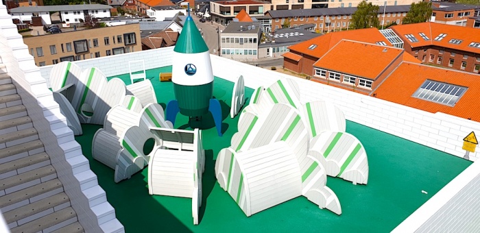 Lego House terraces, Bilund, Denmark