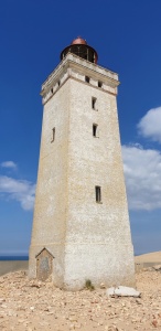 Rudbjerg Knude lighthouse crumbling, Denmark
