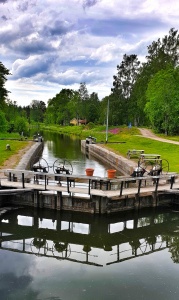 Gota canal lock, Tätorp, Sweden