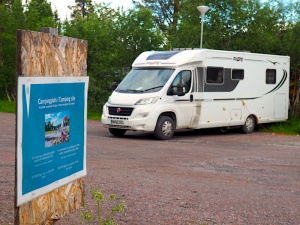 Icehotel campingplats, Jukkasjärvi, Sweden