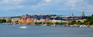 Stockholm cityscape vantage point, Sweden