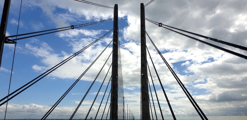 Oresund Bridge to Sweden