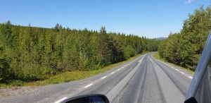 Sweden High Coast road