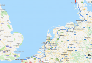 Sweden/DK route from UK