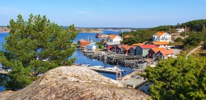 Resö fishing village on the Bohuslän coast, Sweden