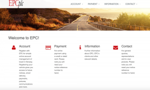 Euro Parking Collection website
