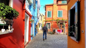 Burano back street Venice
