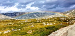 Gamle Strynefjellvagen rainbow