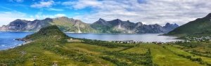 Mefjord panorama, Senja