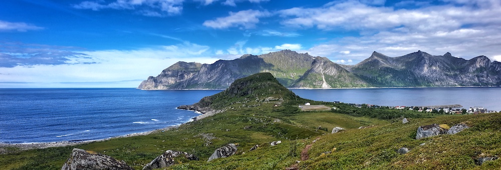 Mefjord panorama, Senja