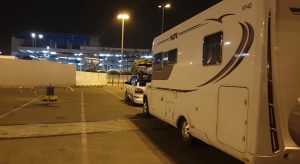 Travelling to Morocco in a Motorhome - boarding