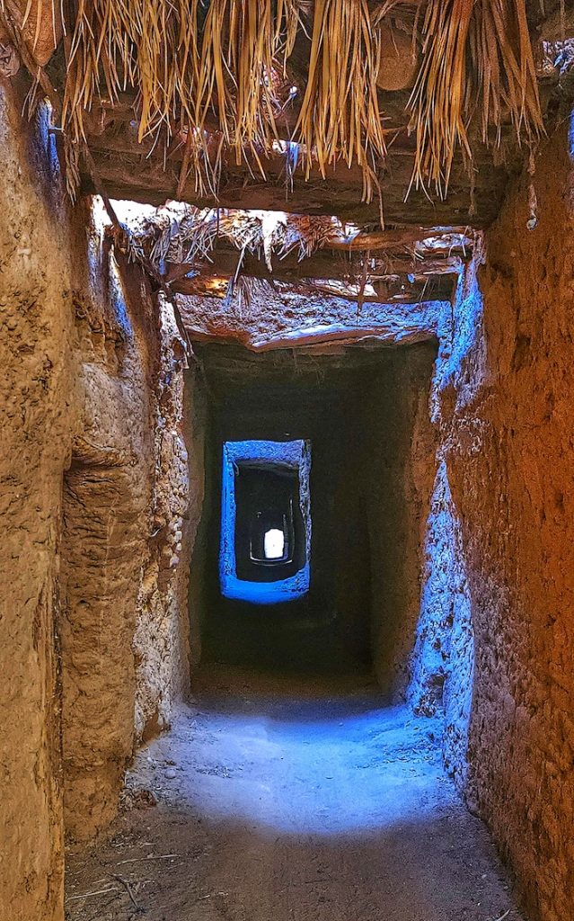 Kasbah tunnels in Oulad Driss
