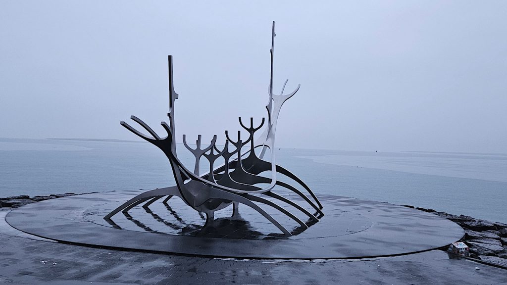 Sun Voyager sculpture, Reykjavik, Iceland