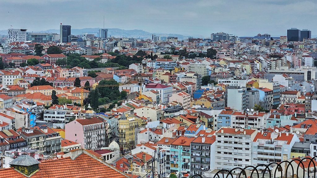 City views across Lisbon