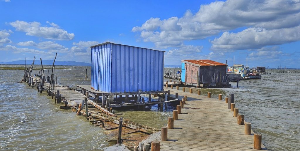 Carrasqueira huts and pontoons, Comporta