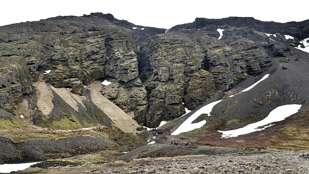 Rauðsfeldsgja Gorge on the Snæfellsnes Peninsula